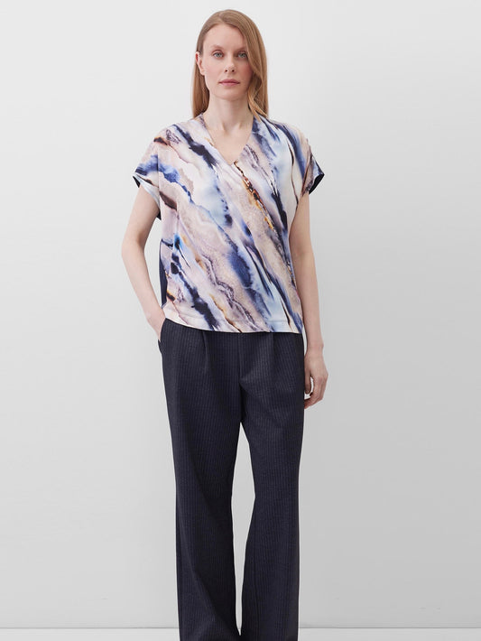 Top with Silky Front