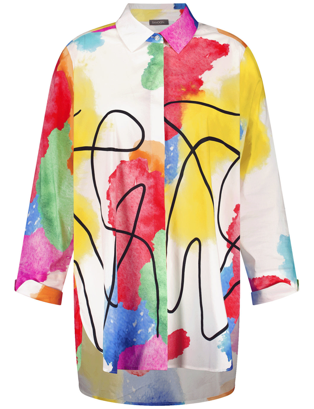 Artistic Print Blouse