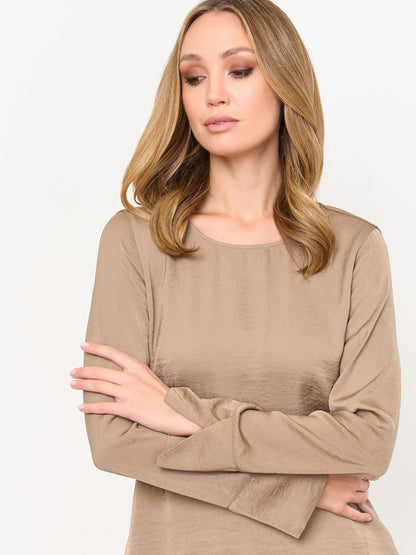 Top with Silky Front