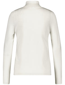 Knit Turtleneck — White