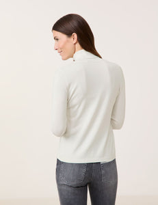 Knit Turtleneck — White