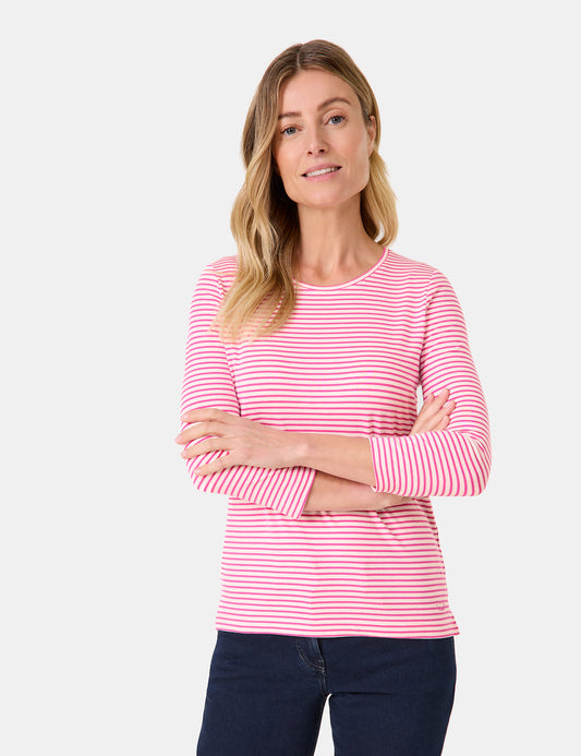 Top with Fine Stripes