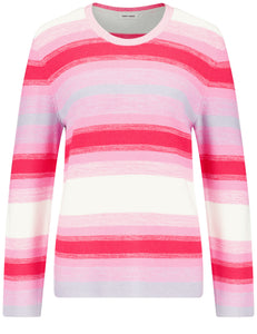 Striped Knit Pullover