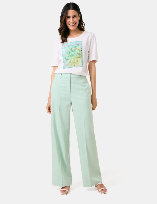 Wide-leg Trouser