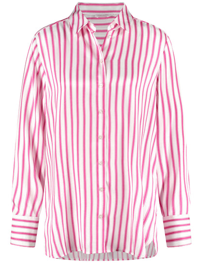 Blouse with Satin Finish