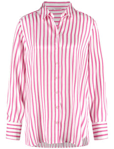 Blouse with Satin Finish