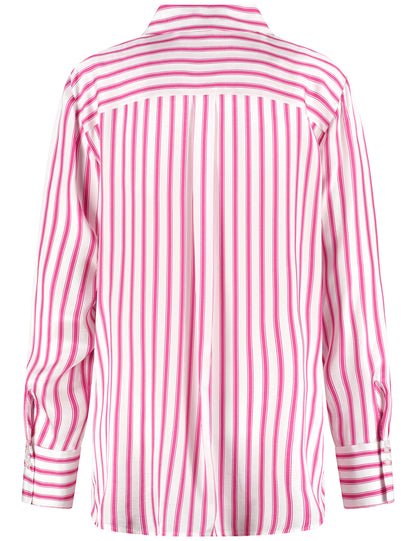 Blouse with Satin Finish