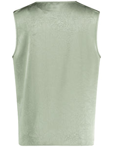 Sleeveless Silky Blouse