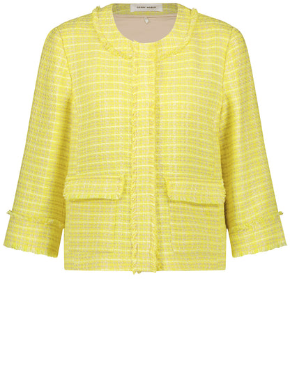 Jacket with Fringe Edges