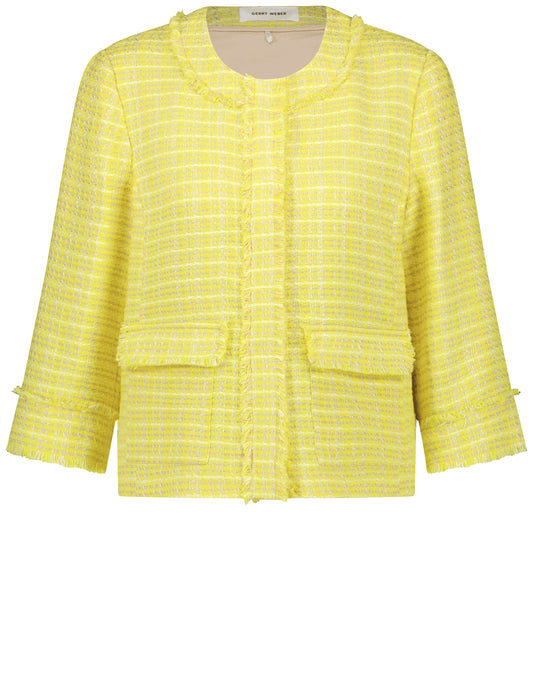 Jacket with Fringe Edges