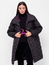 Coat with Quilted Pattern