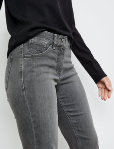 Best4Me Cropped Jeans (Dark grey)