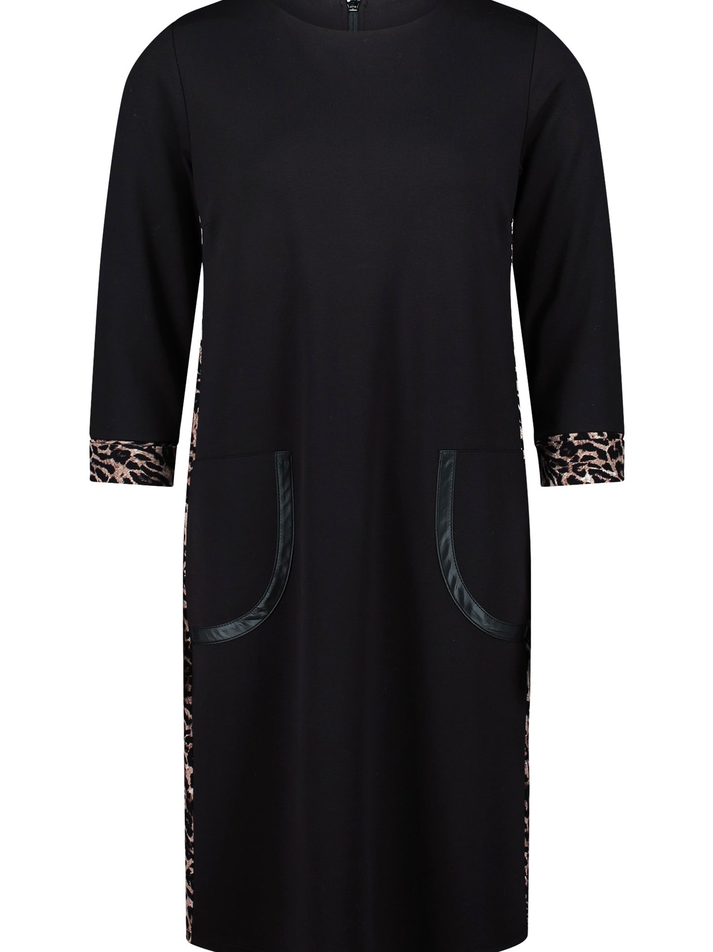 Dress with Leopard Details