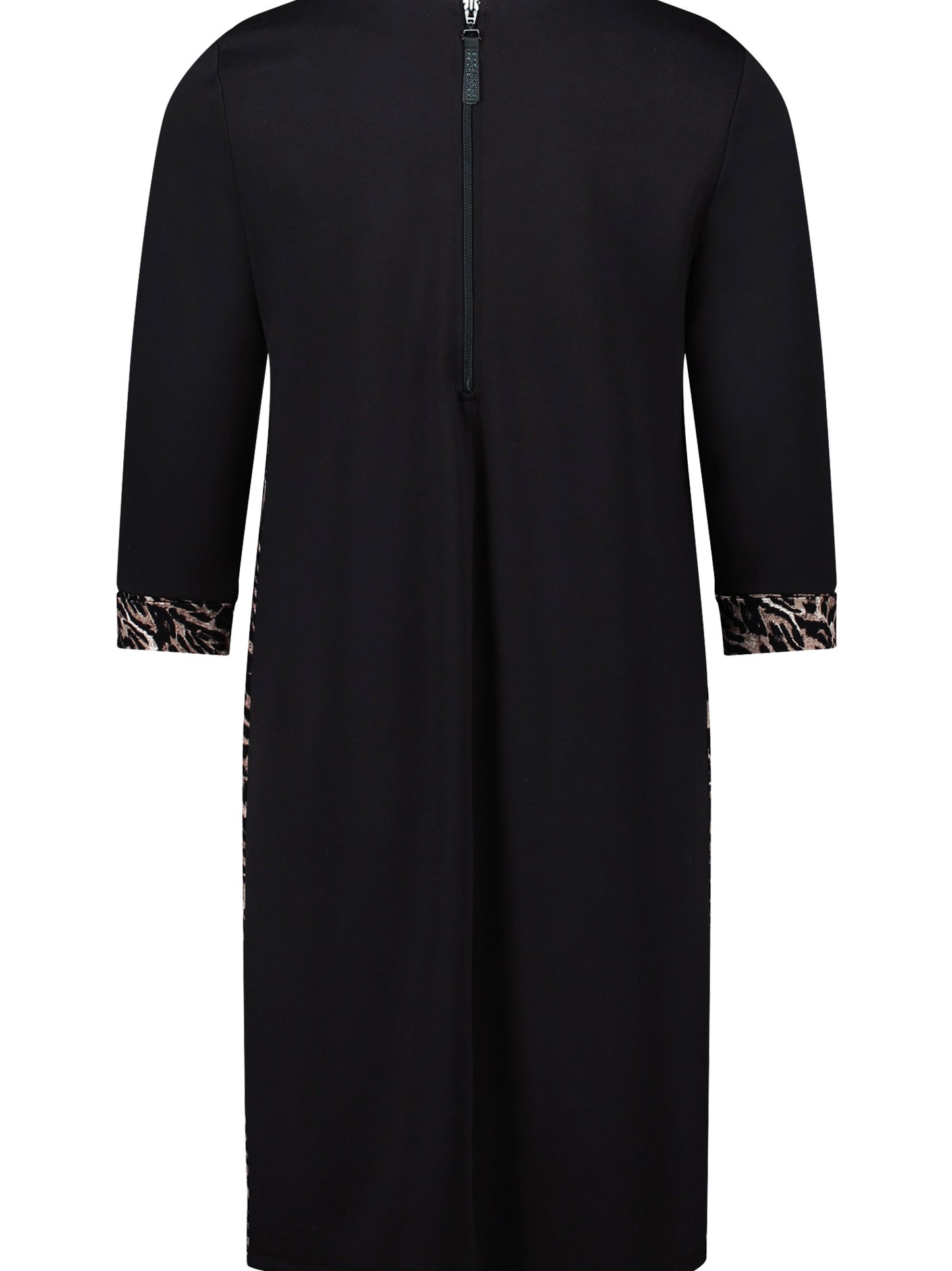Dress with Leopard Details