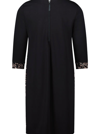 Dress with Leopard Details
