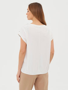 Top with an Elasticated Hem
