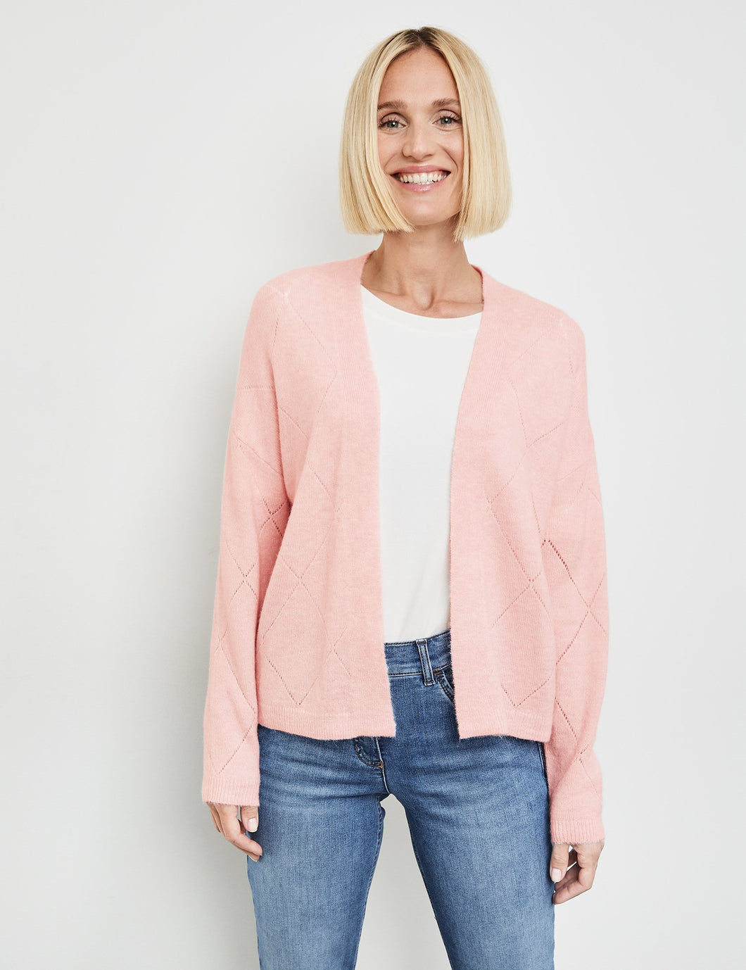 Cardigan with Textured Details