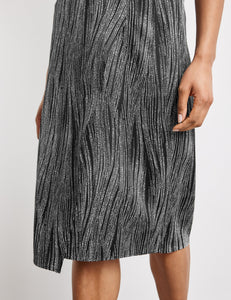 Skirt with a Wrap-over Effect
