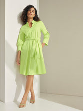 Cotton Dress with Side Slits