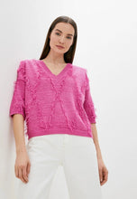 Pullover with Fringed Detail