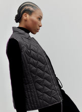 Black Quilted Vest