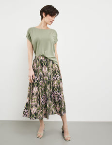 Pull-on Tiered Skirt