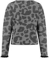 Pullover with Leopard Print