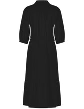 Midi Dress with Balloon Sleeves