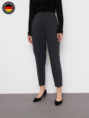 Tapered Trousers with Stretch