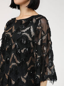 Dress with Sequin Embellishment