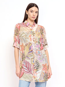 Cotton Blouse with Print