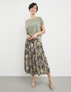 Pull-on Tiered Skirt
