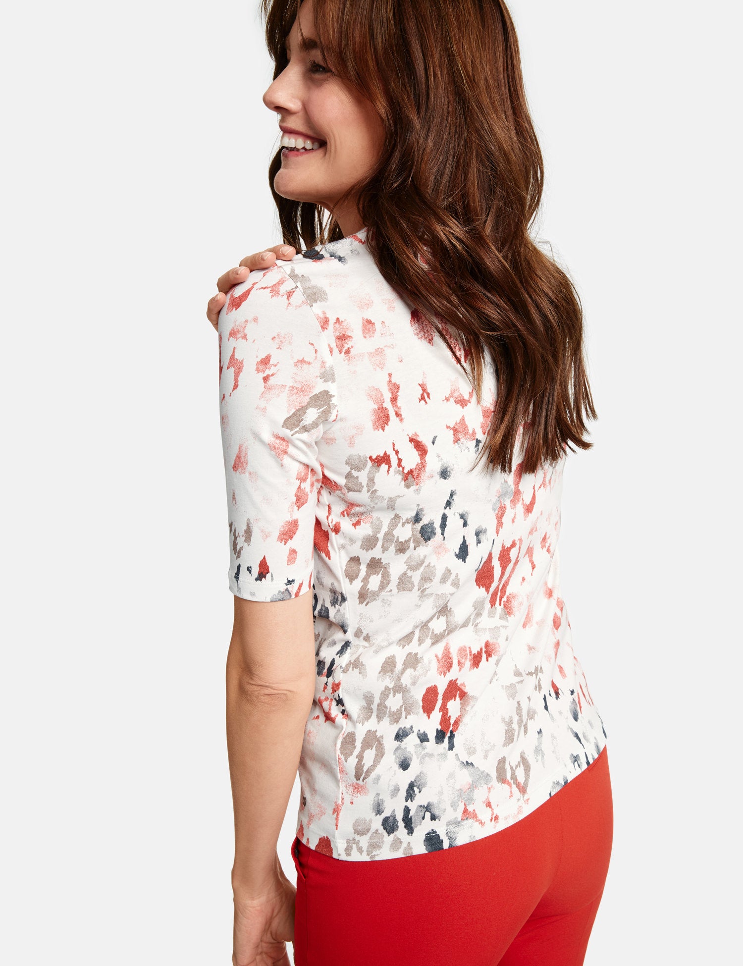 Top with print - ELIZABETH SCHINDLER