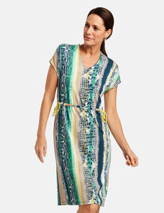 Dress with Drawstring Waist - ELIZABETH SCHINDLER
