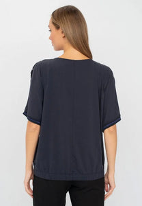 Top with Silky Front