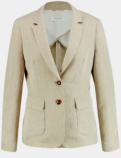 Blazer with Fine Stripes - ELIZABETH SCHINDLER