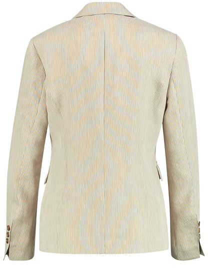 Blazer with Fine Stripes - ELIZABETH SCHINDLER