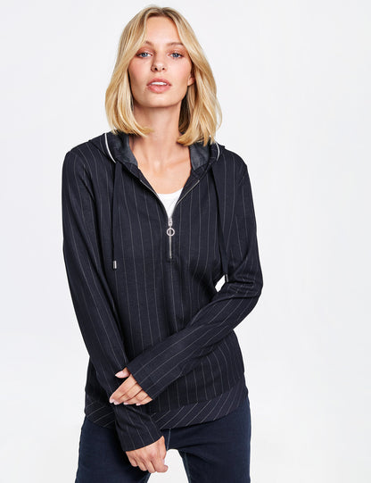 Pinstripe Pullover