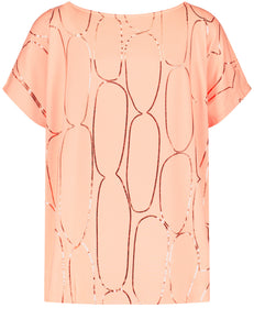 Top with Silky Front