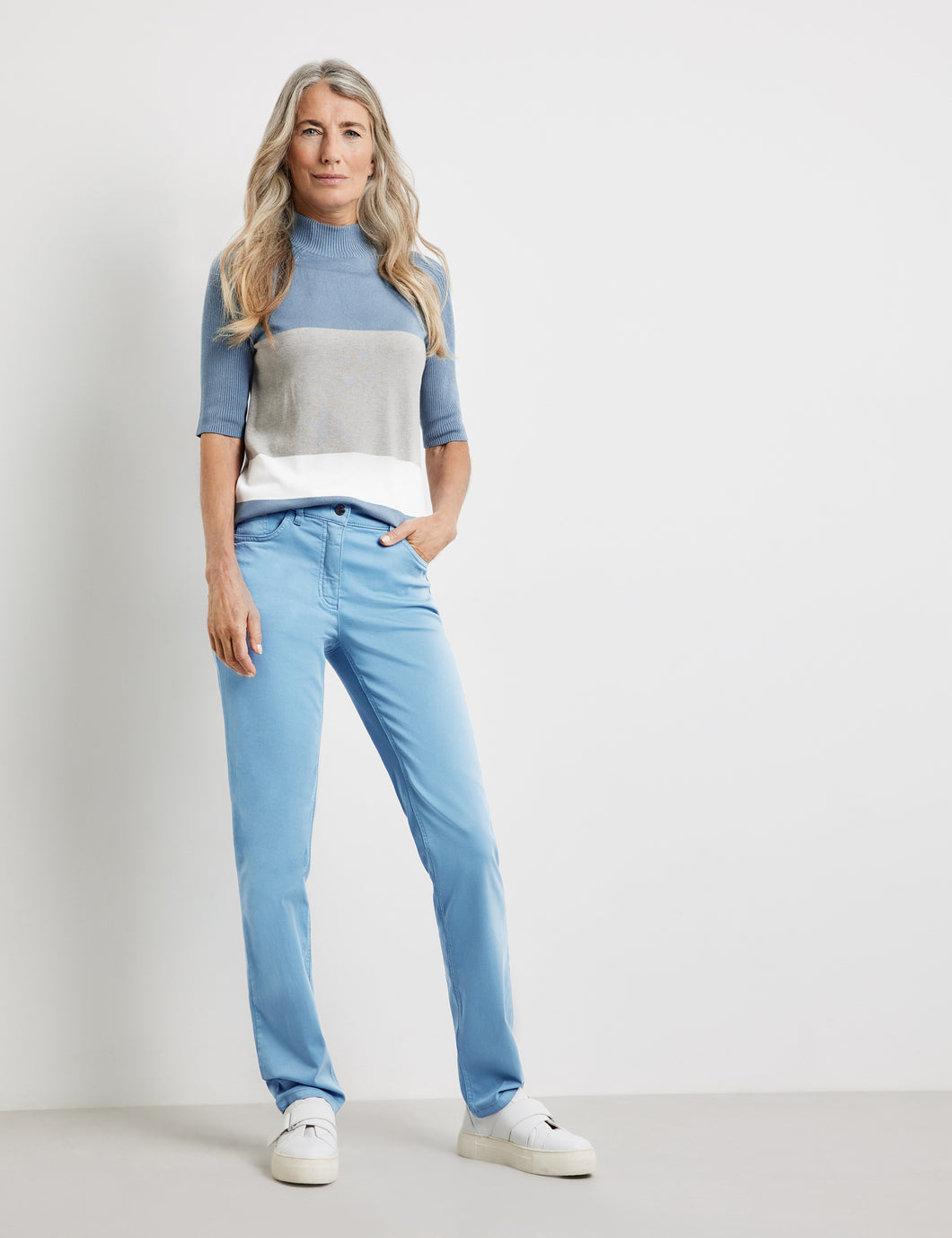 Straight Fit Cotton Pant