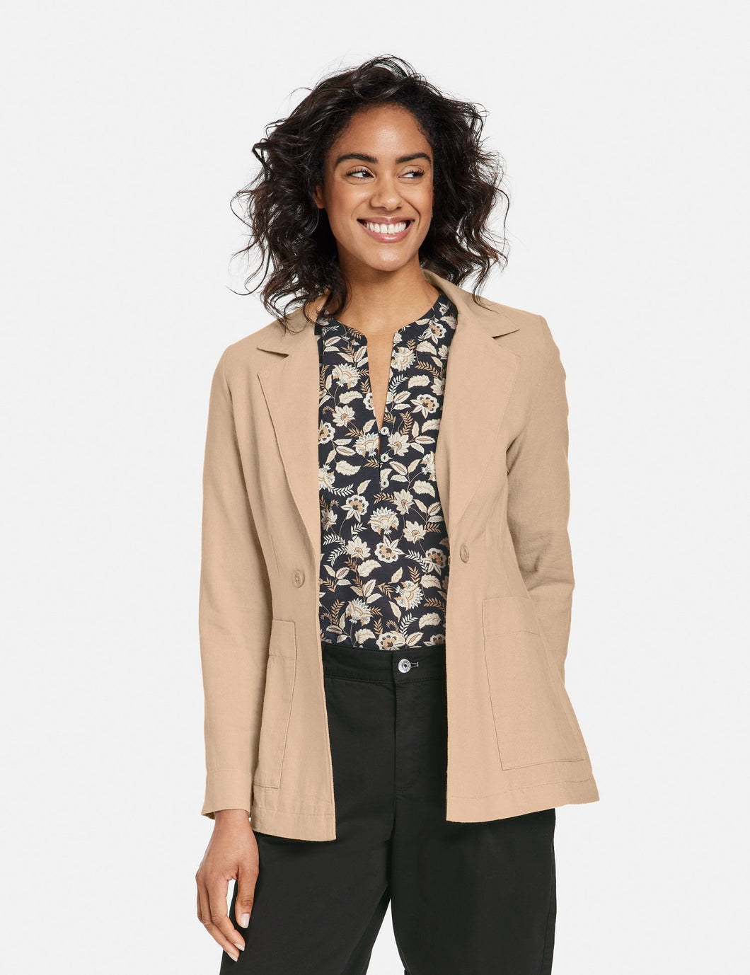 Linen Blend Jacket