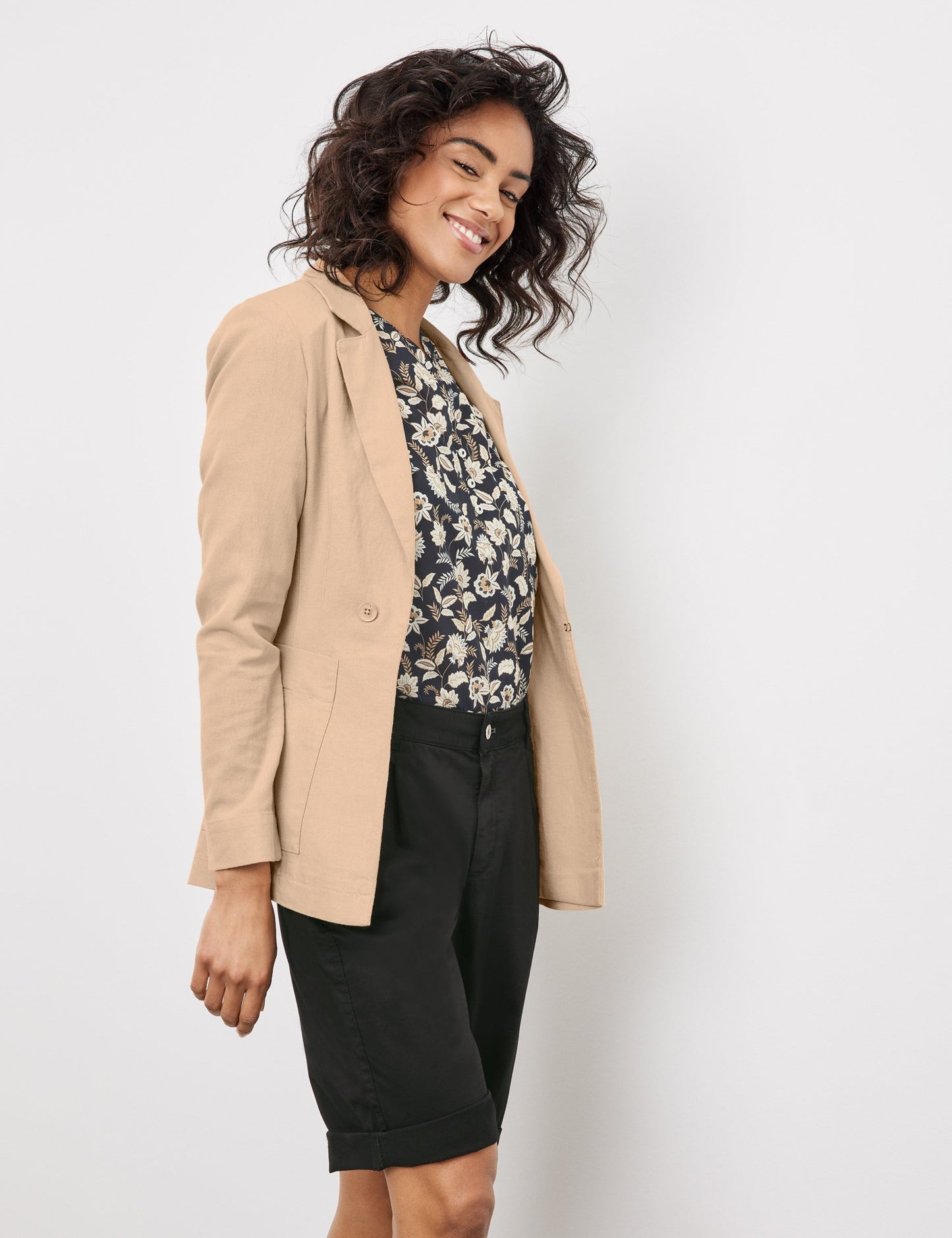 Linen Blend Jacket