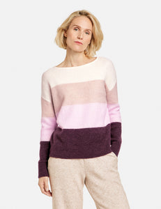 Pullover with Block Stripes
