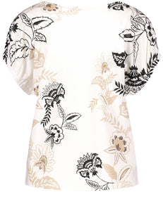 Top with Floral Print