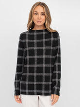 Pullover with Windowpane Checks