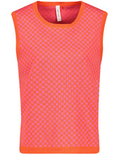 Pullover with a Diamond Pattern
