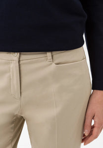 Brax Cotton Pant - Beige