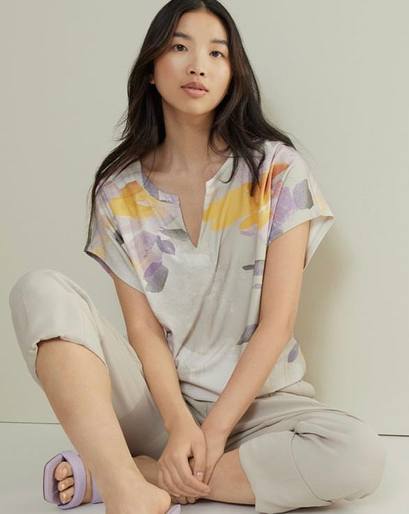 Top with Artistic Print
