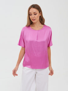 Blouse with Silky Front