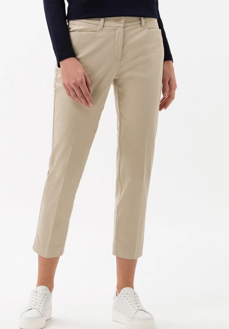 Brax Cotton Pant - Beige